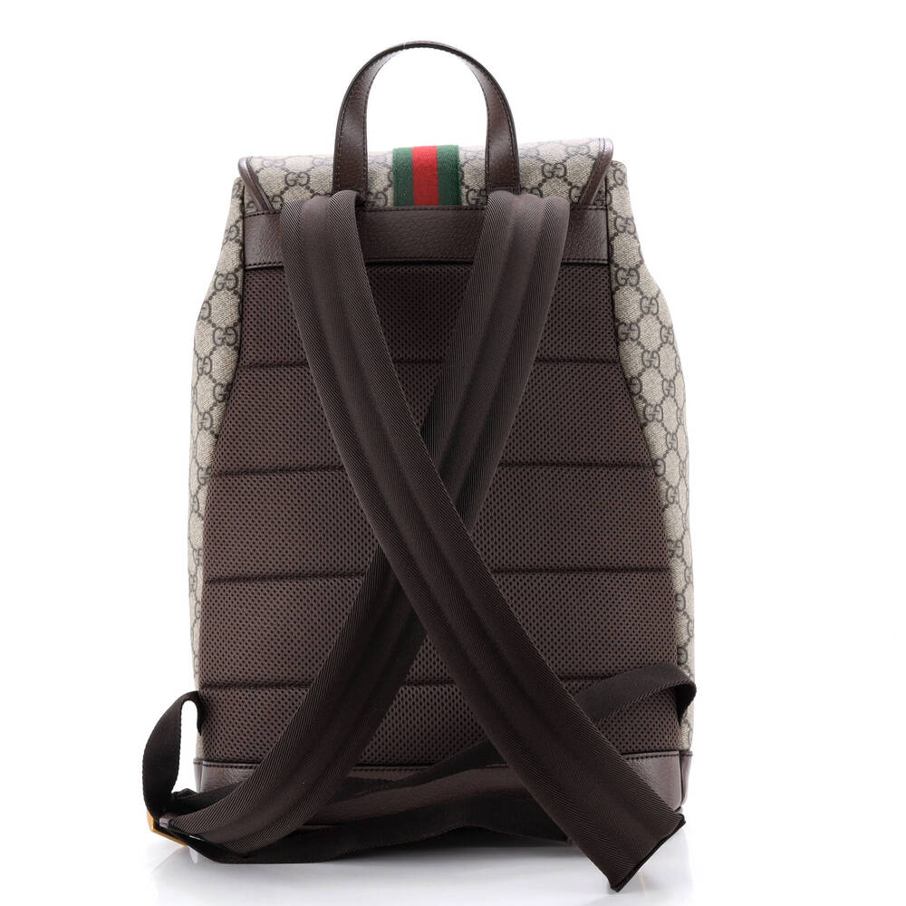 Gucci Ophidia Buckle Backpack Gg Coated #223855G22B - Picture 3 of 6